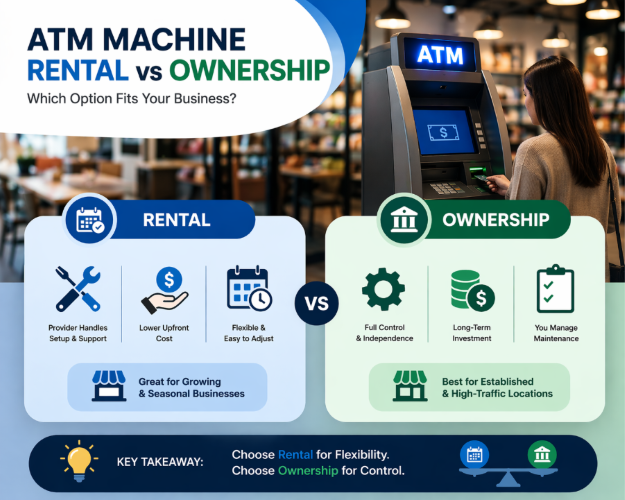 Machine Ownership ATM Machine Rental vs Ownership: Which Option Fits Your Business?